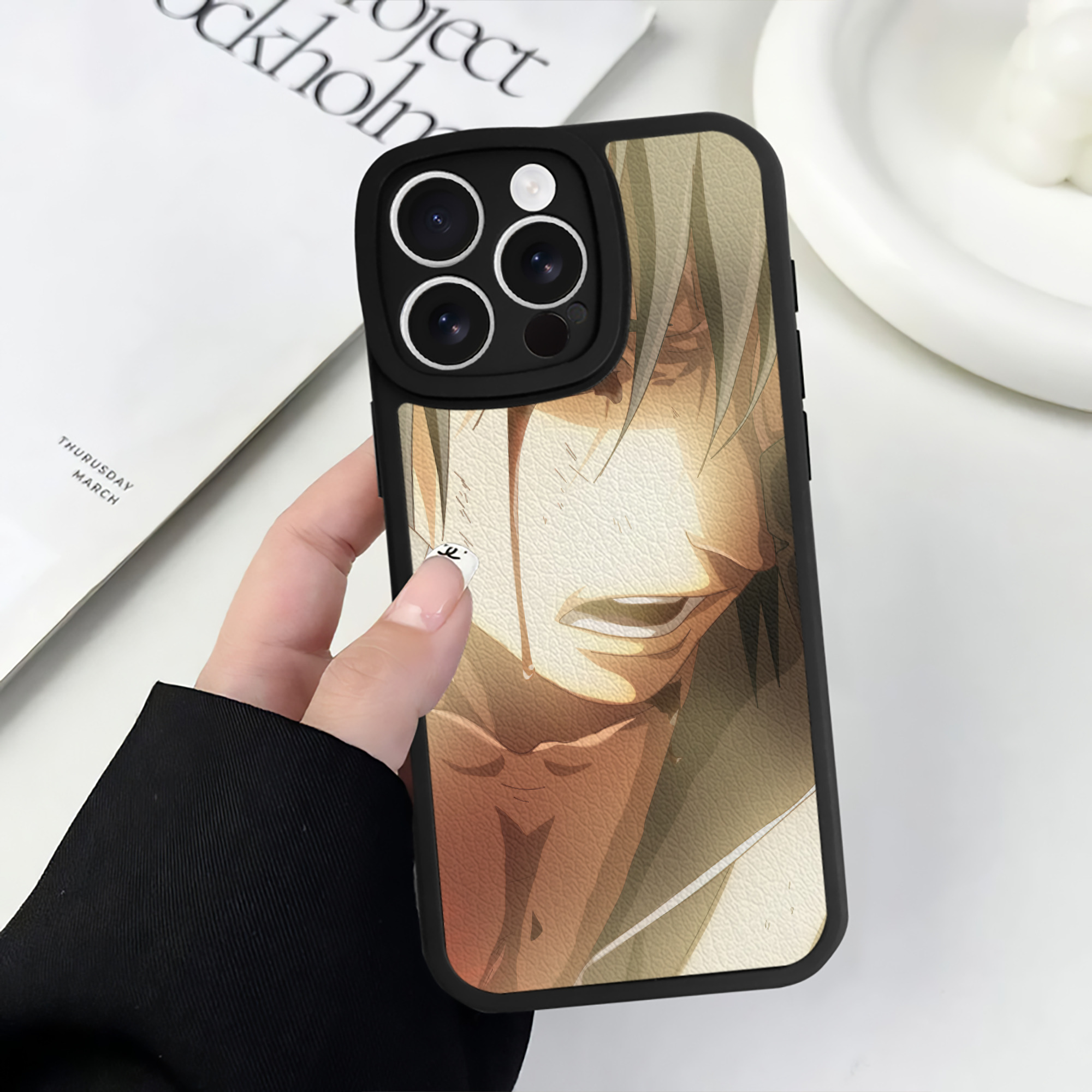（画像用） NARUTO -ナルト- NARUTO -ナルト- 疾風伝 【iPhone 16シリーズ対応】シリコンスマホケース（レザー調） 材質：シリコン